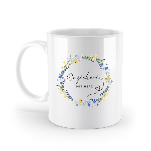 Things of Happiness Tasse Geschenk Erzieherin | Abschiedsgeschenk Kindergarten, Kita,