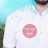 Mr.Mug Gold Gender Reveal Stickers- 80 Pack Team boy and