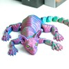 Generic 3D Printed Konigs Rex Cat Ornament, Articulated Hairless Cat