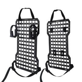 MAIKER Tactical Rigid Molle Insert Panels for Vehicles Car Seat Back Organizer Rifle Gun Rack Tactical Modular Storage Platform (2pcs, 21.6" H x 13" W)