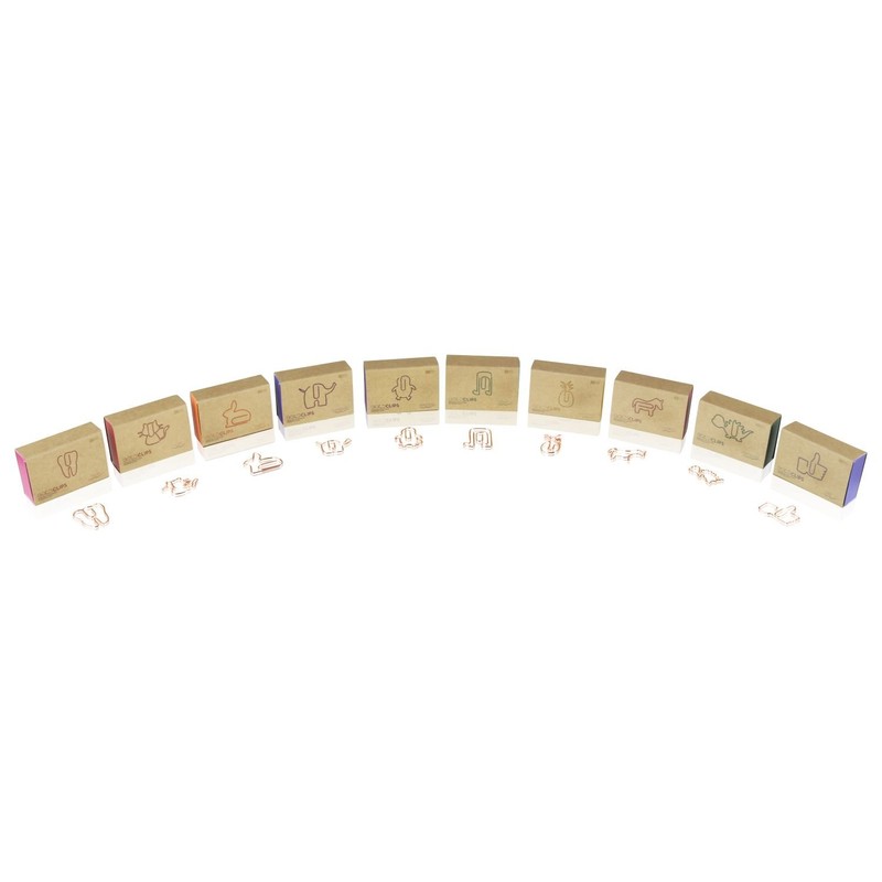 DESIGNMANUFAKTUR BERLIN GOLDCLIPS Cute Cute Decorative Clips Paper Clips Bookmark