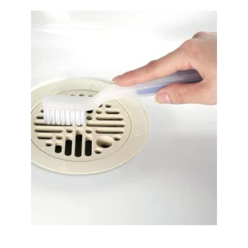 OHE Bathroom Drain Brush with Tweezers
