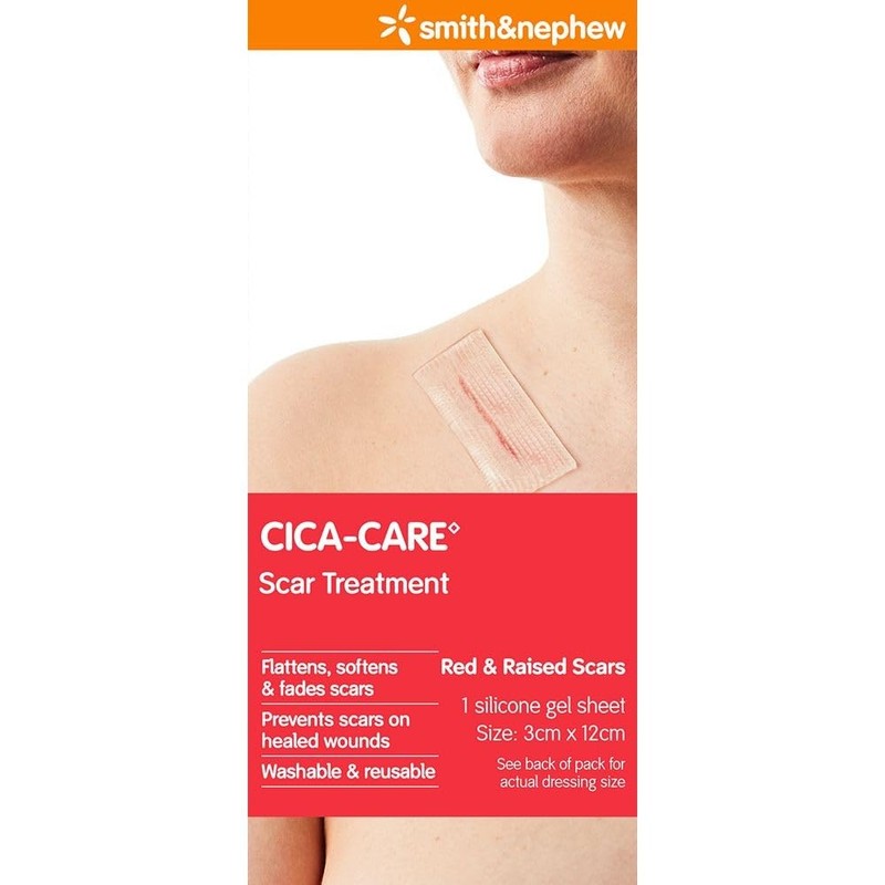 Smith & Nephew Cica-Care Gel Scar Treatment Dressings Plaster, 3