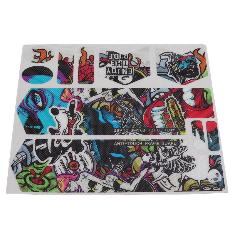 ENLEE 3D Mountain Bike Front Fork Sticker Scratch Resistance Bicycle