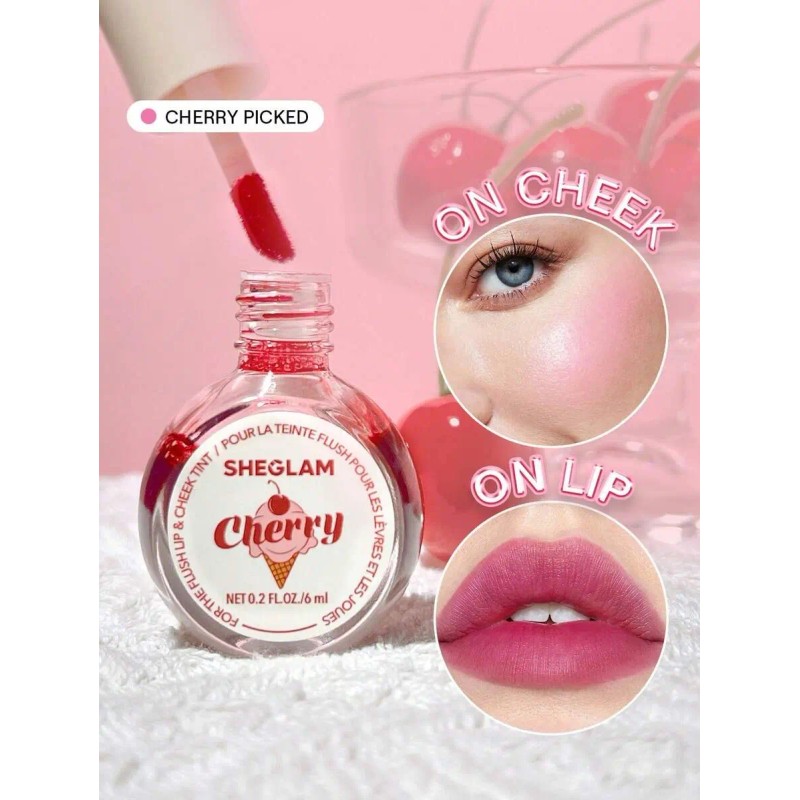 Sheglam For The Flush Lip Cheek Tint Fácil Uso Cherry