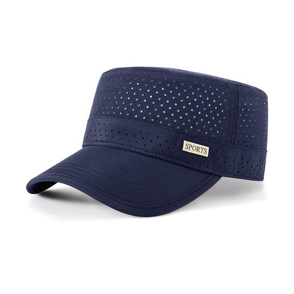 YAMEE Military Cap Men's Summer Hat Mesh Lightweight Breathable Army