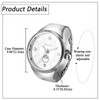 JewelryWe Women's Ring Watch Finger Watch Analogue Quartz Watch Elastic
