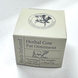 QOOQ 100% Grass Fed Beef Tallow for Skin with Raw Honey & Beach Rose Oil - Whipped Organic Moisturizer for Sensitive & Eczema Skin - Natural Face/Body Lotion, Coffee, 1.3 oz