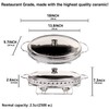 jinsongdafa Casserole Dish 13" x 9" Glass Baking Dish with