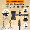 Tripod Stand for Tablet Camera Phone, 360° Rotating Tablet Tripod