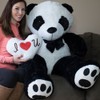 Yesbears 5 Foot Giant Panda Bear Ultra Soft Paws Embroidery