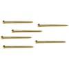 Merriway BH03784 (7 Pcs) Solid Brass Slotted Roundhead Screw, 8