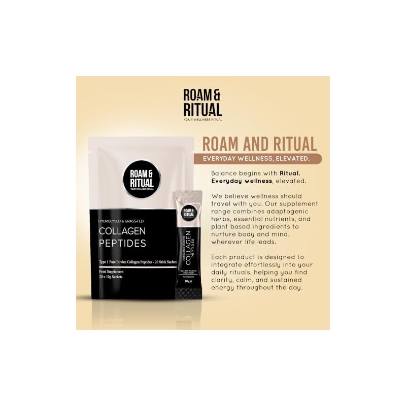 Collagen Sachets | 100% Collagen Peptides 20 x 10g |