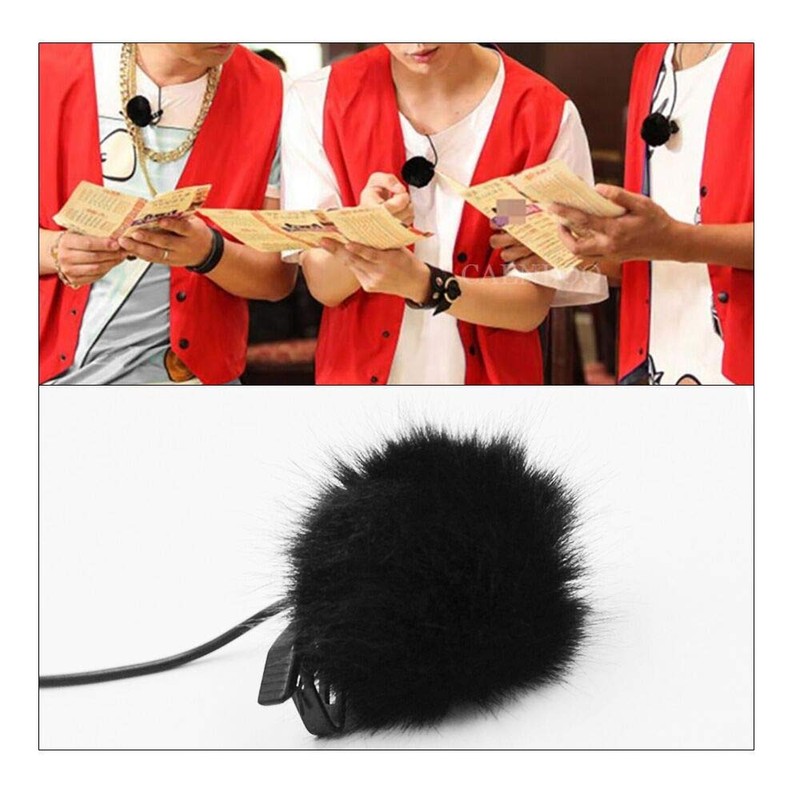 Lavalier Wind Muff 2 Pack Lapel Microphone Wind Muff 0.2/0.4