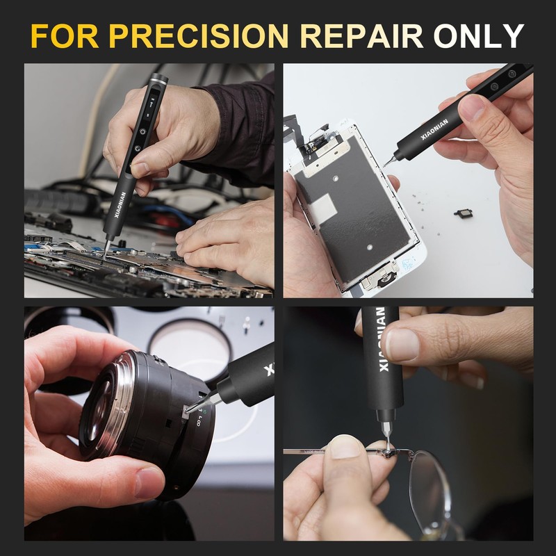 Electric Screwdriver Set,76 IN 1 Mini Electric Screwdriver Cordless Set