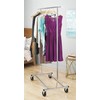Whitmor Garment Rack - Foldable for Easy Storage - Chrome