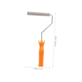 HAMPPLIES Fibreglass Vent Roller Part Aluminium Defoaming Tool for Laminating Work Solvent Resistant Plastic Handles Compact and Durable for Fibreglass and Epoxy Resin