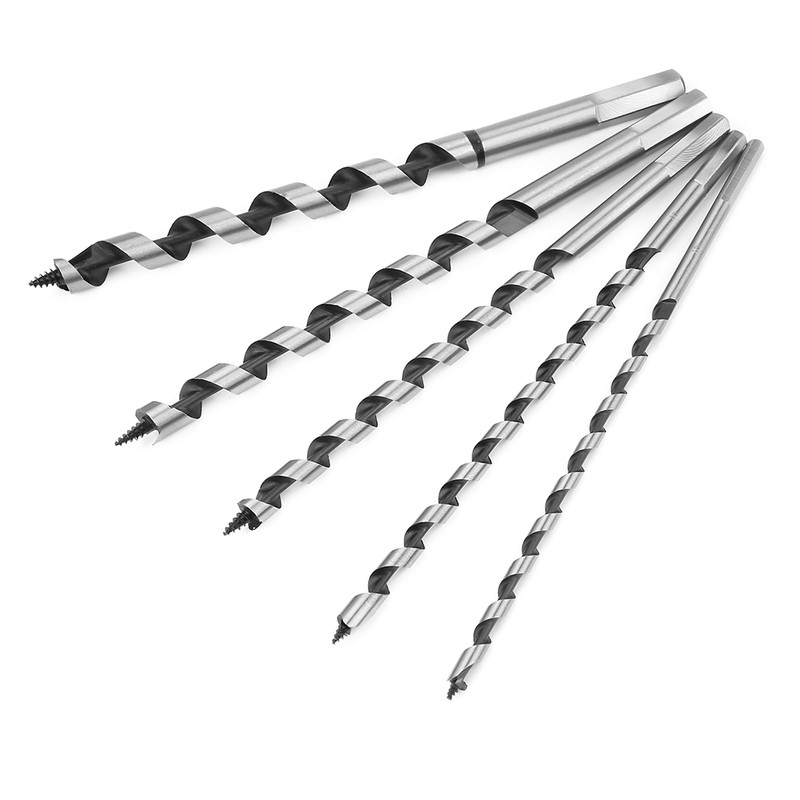 5Pcs/set Hexagon Handle Carbon Steel Wood Fast Cut Auger Drill