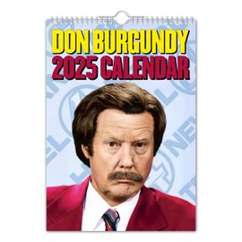 The Calendar King // Don Burgundy - 2025 Wall Calendar (Full Colour, A4 Size)