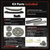 A-Premium Kit de 11 Cadenas Distribución c/Piñón, Tensor y Guía