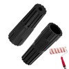 2-Pack Extension Pole Adapter - Converts Screw Fit to Push