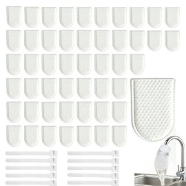 High-Density Faucet Filter, 2026 New Faucet Filter Bag, Large Water Splash-Proof Filter, Suitable For All Faucets(50PCS)