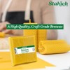 Stakich Yellow Beeswax Block - Natural, Triple Filtered - 1
