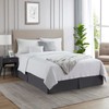 Nestl Dark Gray Bed Skirt Queen Size - 14 Inch