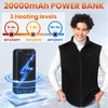 Pordrick Heated Vest for Men and Women With 20000mAh Battery
