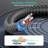 EMK Dual 90° Angle MIDI Cable 2-Pack, 3.5mm TRS to