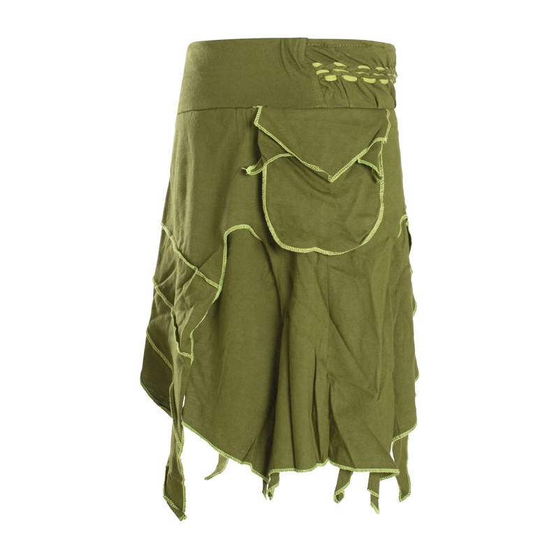 Vishes - Alternative Clothing - Women's Skirt Goa Pointed Skirt