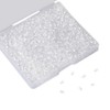 KAKULO Earring Backs 1200 PCS Clear Ear Back Pads for