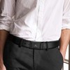 MACBORO Tsa Approved Belts for Men Plastic Buckle Hypoallergenic Non
