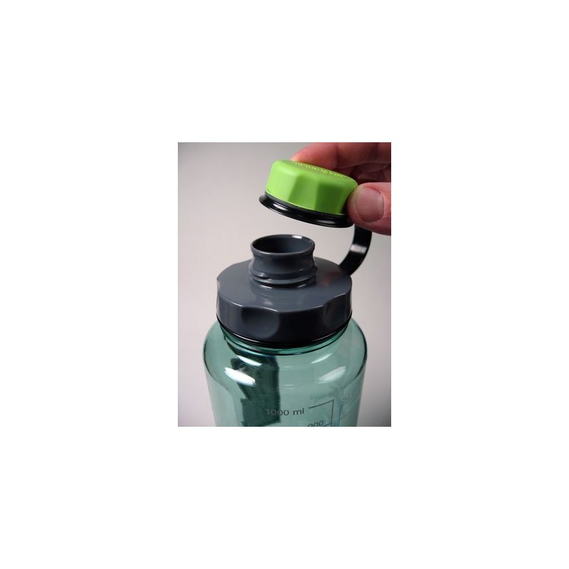 Nalgene Everyday OT-Cap Drinking Bottle 0.7 L Blue Lid Black