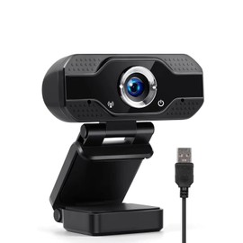 Yoidesu 1080P Full HD Webcam Computadora Cámara Cámara USB de Escritorio Cámara de Clase en línea con micrófono para Video Llamadas en