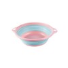 Folding wash basin small pink It’s a folding washbasin. 2ea