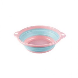 Folding wash basin small pink It’s a folding washbasin. 2ea