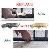 Sliding Patio Door Rollers Replacement for Aluminum Glass Doors, F-Tab