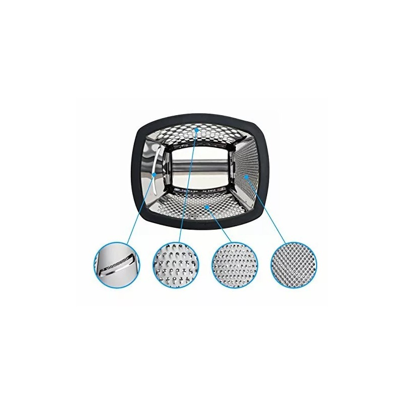 SABATIER 4 sides Box Grater And Mandoline Slicer Set Stainless