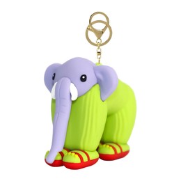 Gtzzot Viral Italian Brainrot Costume Animal Keychain - Tung Tung Tung Sahur, Tralalero Tralala Shark in Sneakers for Collection & Play (Elephant)