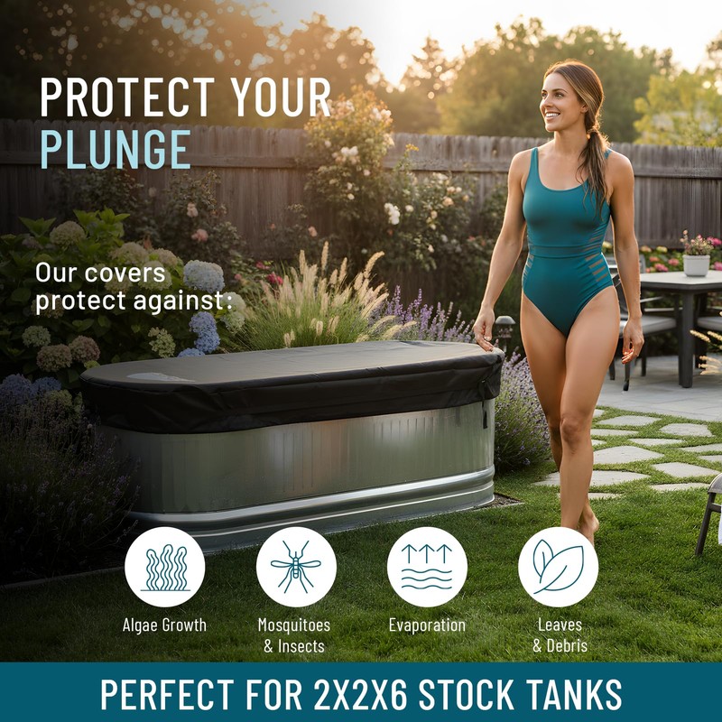 Polar Protector - Stock Tank Cover Ice Water Therapy Ice