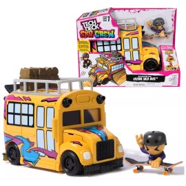 TECH DECK Sk8 Crew 2-in-1 Transforming Ultra Sk8 Bus And Storage With And Mini 5