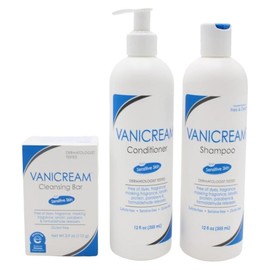 Vany Cream Bundle Kit Cleansing Bar 3.9oz Shampoo 12oz Conditioner 12oz / 배니크림 번들 키트 클렌징바 3.9oz 샴푸 12oz 컨디셔너 12oz