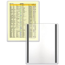 STORE SMART - Magnetic Frames - Rigid Plastic - 25-Pack - 8 1/2" x 11" - Lean / 5S / Six Sigma (HPP812X11M-LEAN-25)