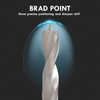 Metric Brad Point Wood Drill Bit Set, 25Pcs High Speed