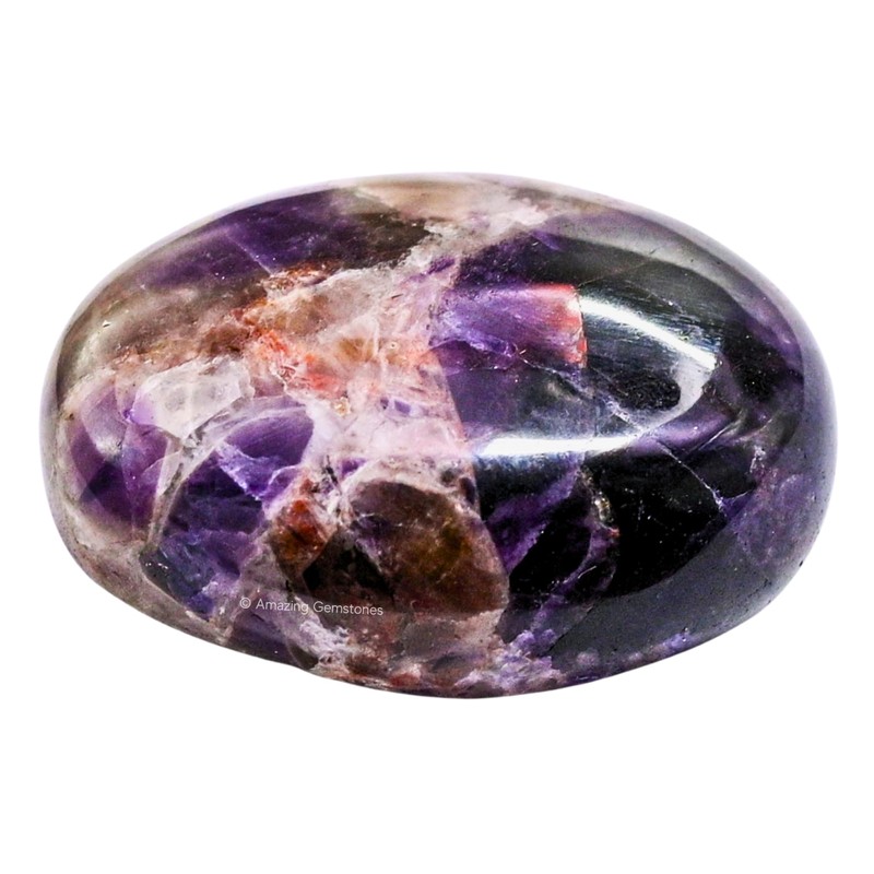 Dreamy Amethyst Palm Stone - Healing Crystal