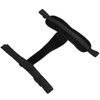 Wheelchair Safety Belt Restraint Harness Protective Adjustable Strap for PatientsBlack