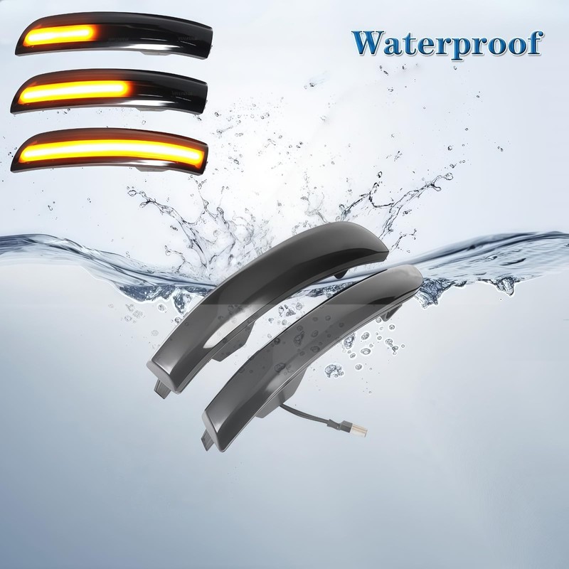 HAHLOMEI Sequential Dynamic LED Turn Signal Light Side Mirror Marker