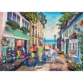 Ravensburger Down the Lane No.3 Seaview Lane 1000 Piece Jigsaw Puzzles for Adults and Kids Age 12 Years Up