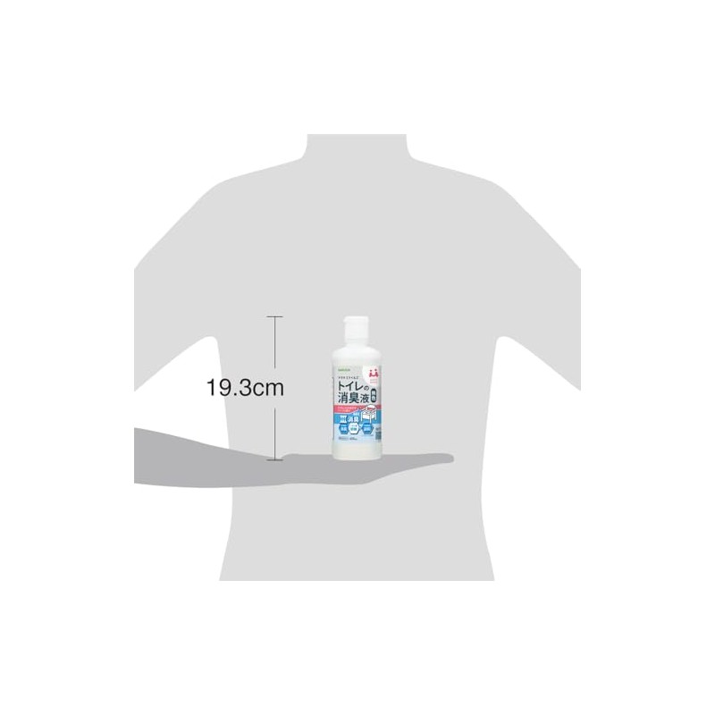Saraya Smiles Toilet Deodorizer, Colorless, 13.5 fl oz (400 ml)